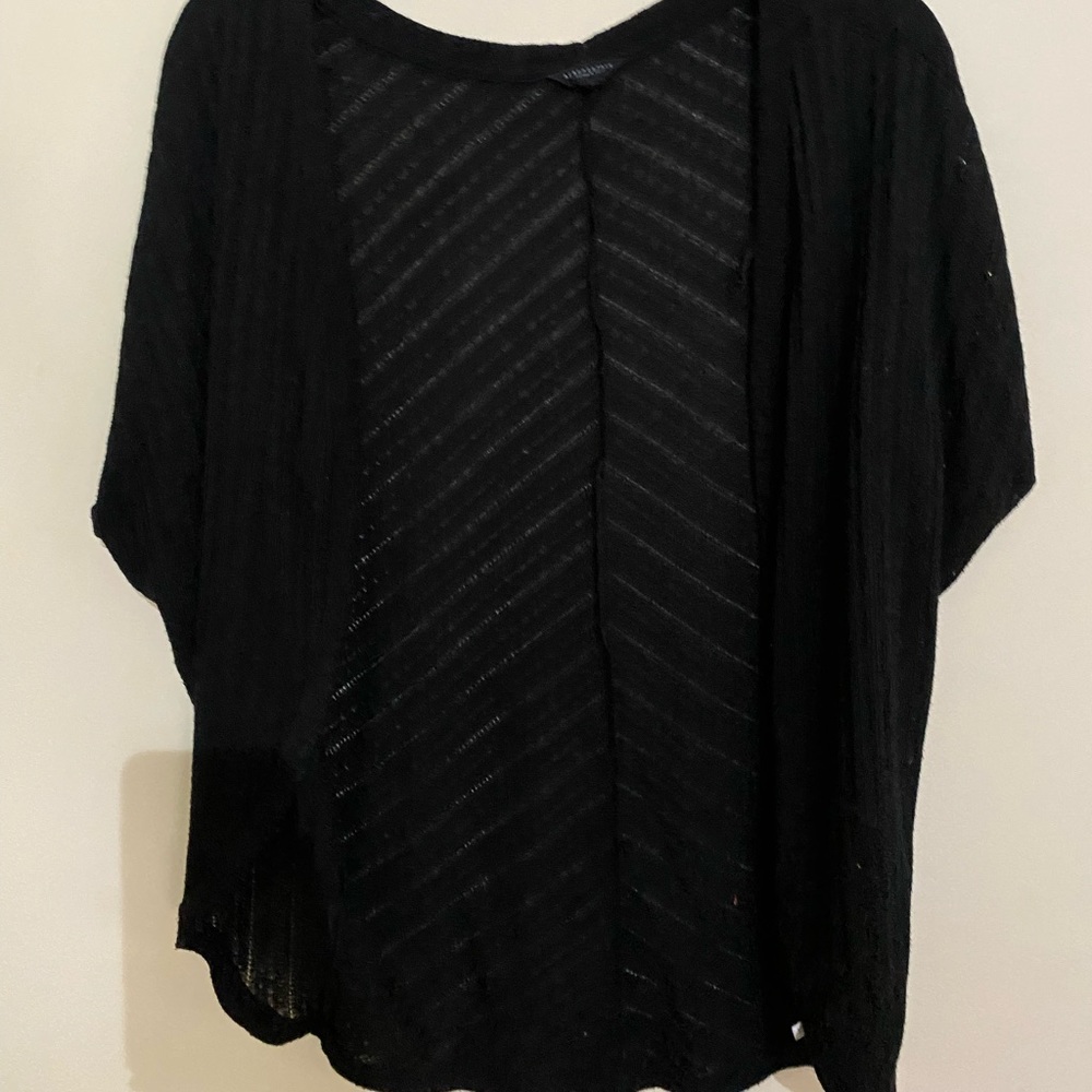 Aeropostale black sweater with the zipper